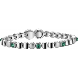 Breil Jewels Rolling Diamonds Collection Con Cristalli Verdi / W. Green Crystals Size M Swarovski_TJ1457