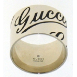 Gucci Jewels Icon Print  Anello/ring Oro Bianco/white Gold Size 53_163173J85009000-53
