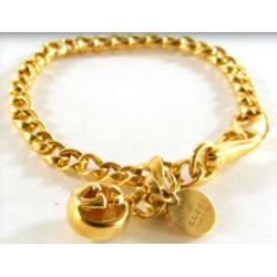 Gucci Jewels Icon Boulle Bracciale/bracelet Oro Giallo/gold L. 18 Cm_181454J85008000