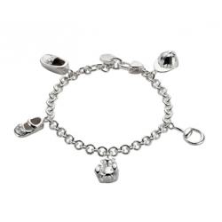 Gucci Jewels Baby Charms Bracciale/bracelet Argento/silver L. Cm 17