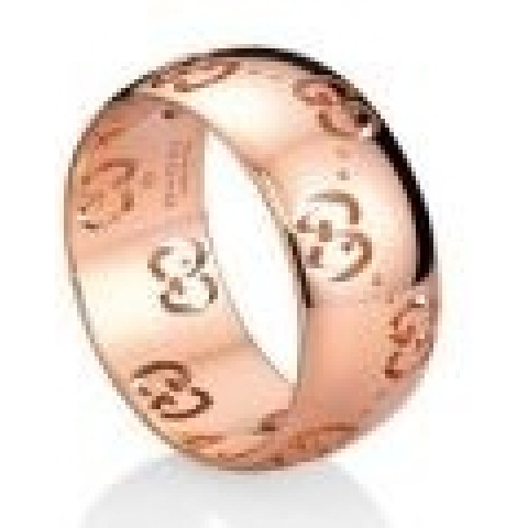 Gucci Jewels Icon Bold  Anello/ring Oro Rosa/rose Gold Size 54_YBC2464690020_0