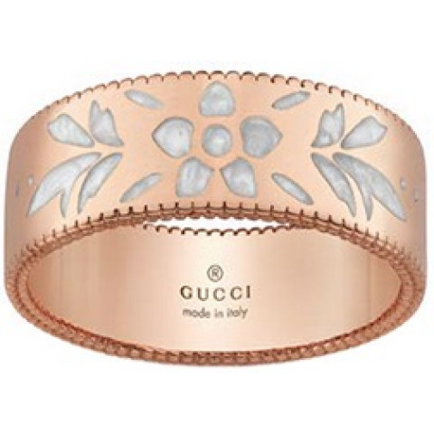 Gucci Jewels Mod.icon Blossom- Anello/ring Oro Rosa / Rose Gold Size 15_YBC434526002015_0