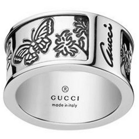 Gucci Jewels Flora - Anello/ring - Silver Size 12_YBC325910001012_0