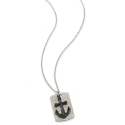 Sector Jewels Model Strong Saij10  - Pendant/pendente - Stainless Steel + Chain Anchor - Size 50 Cm