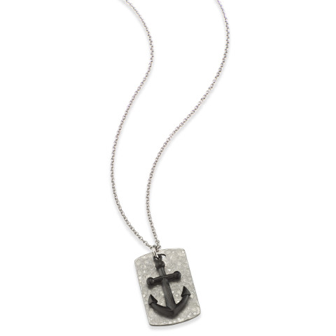 Sector Jewels Model Strong Saij10  - Pendant/pendente - Stainless Steel + Chain Anchor - Size 50 Cm_SAIJ10_0