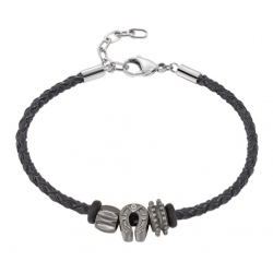 Sector Jewels Model Ace Saal144 - Brecelet/bracciale - Leather/cuoio - Length: 210 - 250 Mm