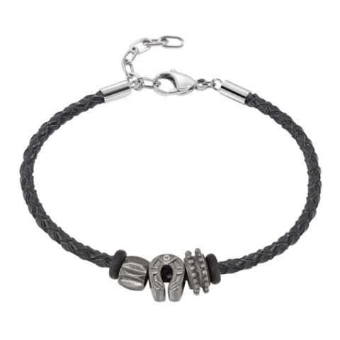 Sector Jewels Model Ace Saal144 - Brecelet/bracciale - Leather/cuoio - Length: 210 - 250 Mm_SAAL144_0