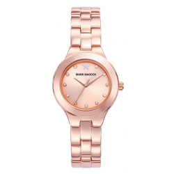 Mark Maddox Watches Pink Gold Mm7010-97 - Case: Stainless Steel And Solid Metal - 30 Mm - Stainless Steel Bracelet - Water _MM7010-97