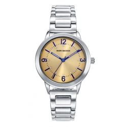 Mark Maddox Watches Sept16 Mm7012-95 - Case: Stainless Steel And Solid Metal - 33 Mm - Stainless Steel Bracelet - Water Res