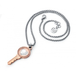 Viceroy Necklace/collana. Stainless Steel. Rose Gold Pvd. 60cm