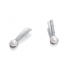 Viceroy Jewels Fashion 50002e11000 - Earrings/orecchini - Stainless Steel - Crystal - Pearl/perla