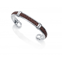 Viceroy Jewels Model Fashion 1200p09011 - Bracelet/bracciale - Silver-plated Metal - Leather/cuoio_1200P09011