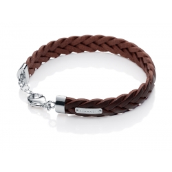 Viceroy Jewels Model Magnum30005p000-94 - Bracelet/bracciale - Stainless Steel - Leather/cuoio - Length: 21.5 Cm_30005P000-94