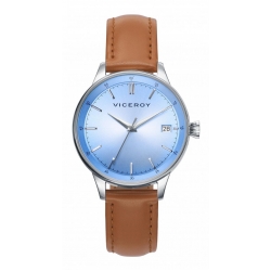 Viceroy Watches Women 40902-77 - Stainless Steel - Leather/cuoio - 32x38.50mm - 50 Meters_40902-77