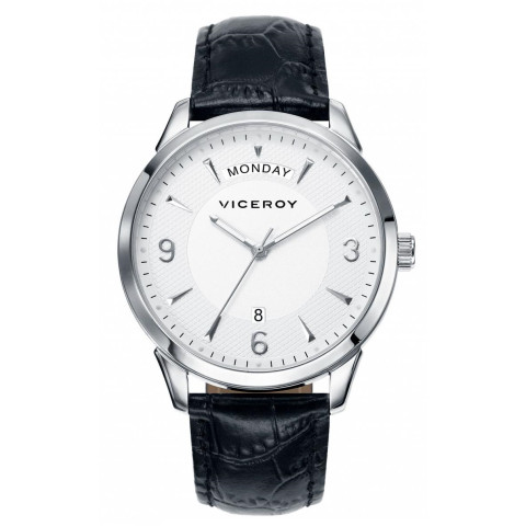 Viceroy Watches Men 46659-05 - Stainless Steel - Leather/cuoio - 40mm - 50 Meters_46659-05_0