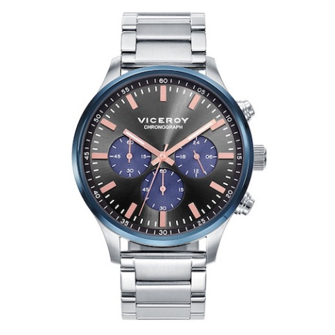 Viceroy Watches Magnum 471055-57 - Chronograph - 42 Mm - Stainless Steel Case And Bracelet - Water Resistant: 100 Meters_471055-57_0