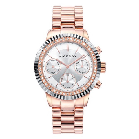 Viceroy Watches Women 471068-17 - Multifunction - 38 Mm - Stainless Steel Case And Bracelet - Water Resistant: 50 Meters_471068-17_0