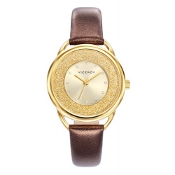 Viceroy Watches Women 471074-20 - Stainless Steel Case - 32 Mm - Leather/cuoio Strap - Water Resistant: 50 Meters