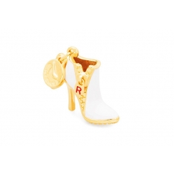 Rosato Silver Jewels Shoes Collection Boot    - Charms