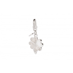 Rosato Silver Jewels My Luck Collection Clover Swarosky - Charms