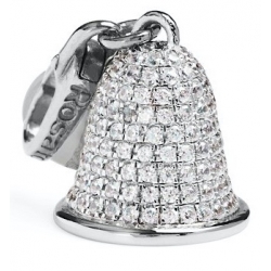Rosato Silver Jewels My Luck Collection Bell Swarosky - Charms