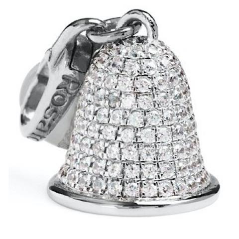 Rosato Silver Jewels My Luck Collection Bell Swarosky - Charms_RLU008_0