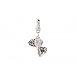 Rosato Silver Jewels My Secret Collection Bow Swarosky  - Charms_RSE020