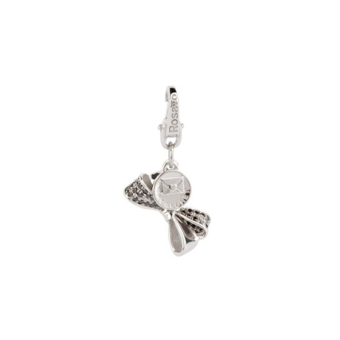Rosato Silver Jewels My Secret Collection Bow Swarosky  - Charms_RSE020_0