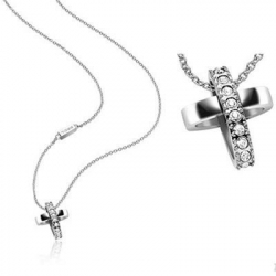 Breil Jewels Charming Cross Collection With Swarovski_TJ1464